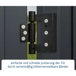 EcoStar Gerätehaus Trend-PTyp 2RAL7016 1 flg