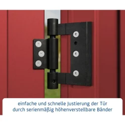 EcoStar Gerätehaus Trend-STyp 2RAL3004 1 flg