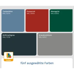EcoStar Gerätehaus Trend-STyp 1RAL7016 1 flg