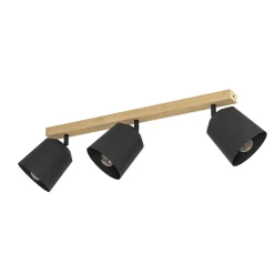 Eglo LED Deckenleuchte Cotorro 3-flammig schwarz