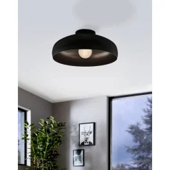 Eglo LED Deckenleuchte Mogano schwarz