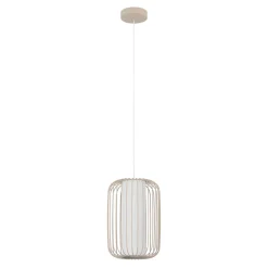 Eglo LED Pendelleuchte Terrarosa sandfarben-weiß