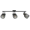 Eglo LED Spot Girona 3-flammig schwarz/messing
