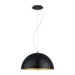 Eglo Hängeleuchte Gaetano1 schwarz/gold Durchmesser 38 x 135 cm