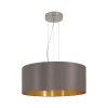 Eglo Hängeleuchte Maserio Durchmesser 53 cm silber