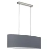 Eglo Hängeleuchte Pasteri nickel/grau 75 cm