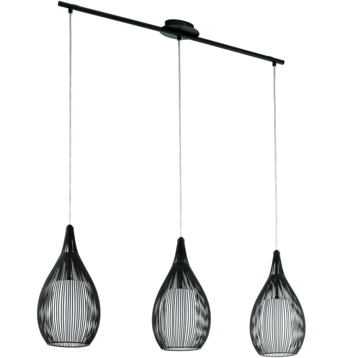 Eglo Hängeleuchte Razoni 3 schwarz/weiß