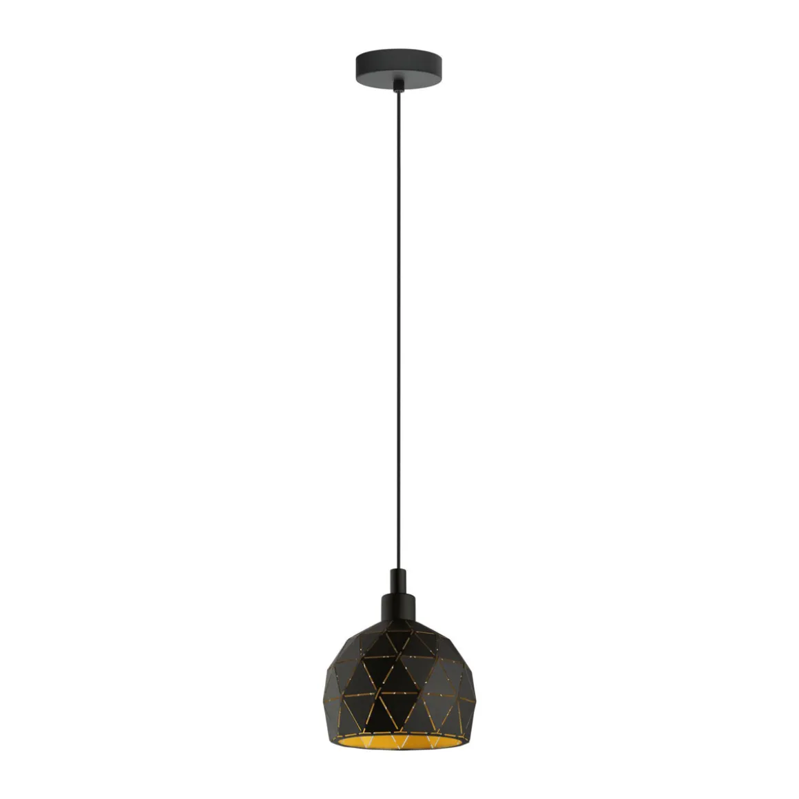Eglo Hängeleuchte Roccaforte Durchmesser 17 cm schwarz