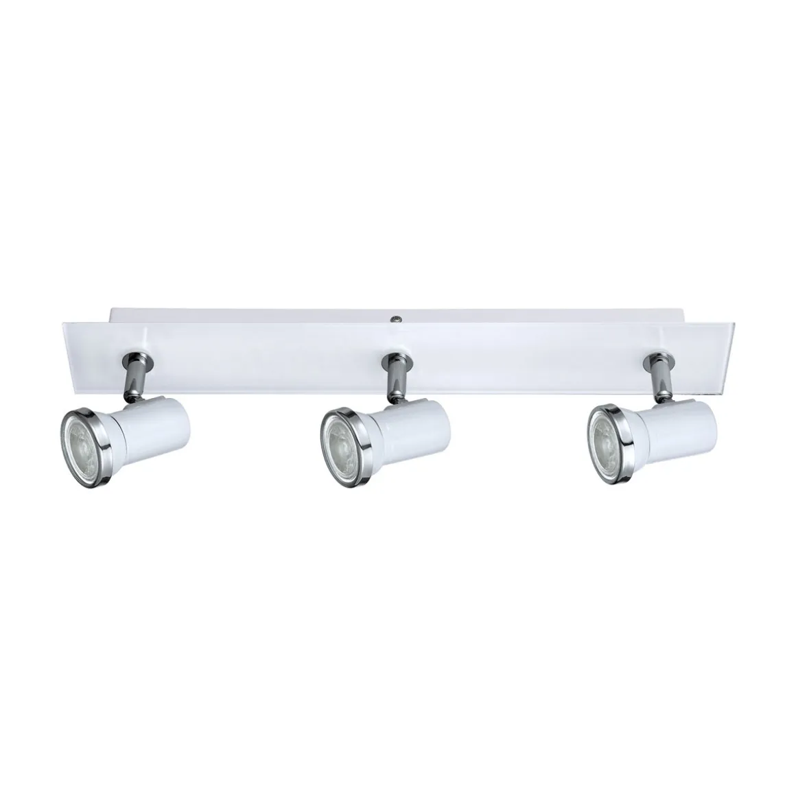 Eglo LED-Balken Tamara 3-flammig 46 x 12 cm weiß/chrom