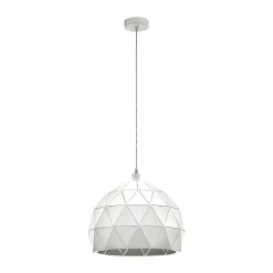 Eglo LED-Hängeleuchte Roccaforte 1 Spot Durchmesser 40 cm weiß