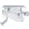 Eglo LED-Spotserie Cabi 4 weiß/chrom