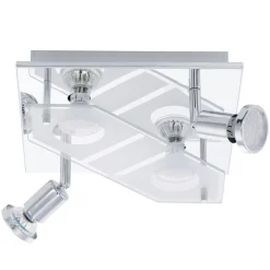 Eglo LED-Spotserie Cabi 4 weiß/chrom