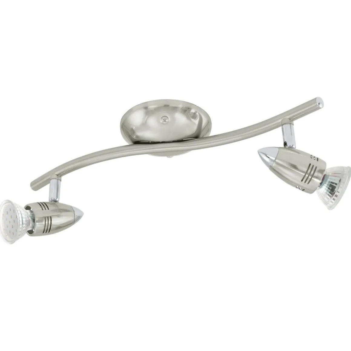 Eglo LED-Spotserie Magnum 2 2 Spots silber