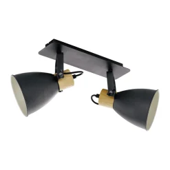 Eglo Spotserie Coswarth 2 Spots schwarz