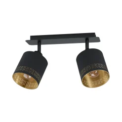 Eglo Spotserie Esteperra schwarz-gold