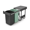 Einbaumülleimer Sort & Go 2 x 15L