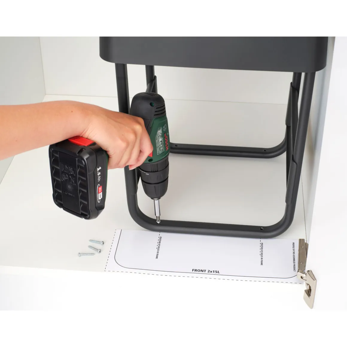 Einbaumülleimer Sort & Go 2 x 15L