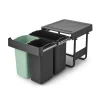Einbaumülleimer Sort & Go 10+10+20L