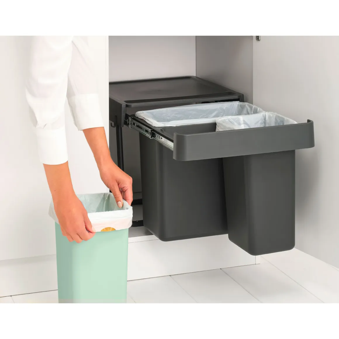 Einbaumülleimer Sort & Go 10+10+20L