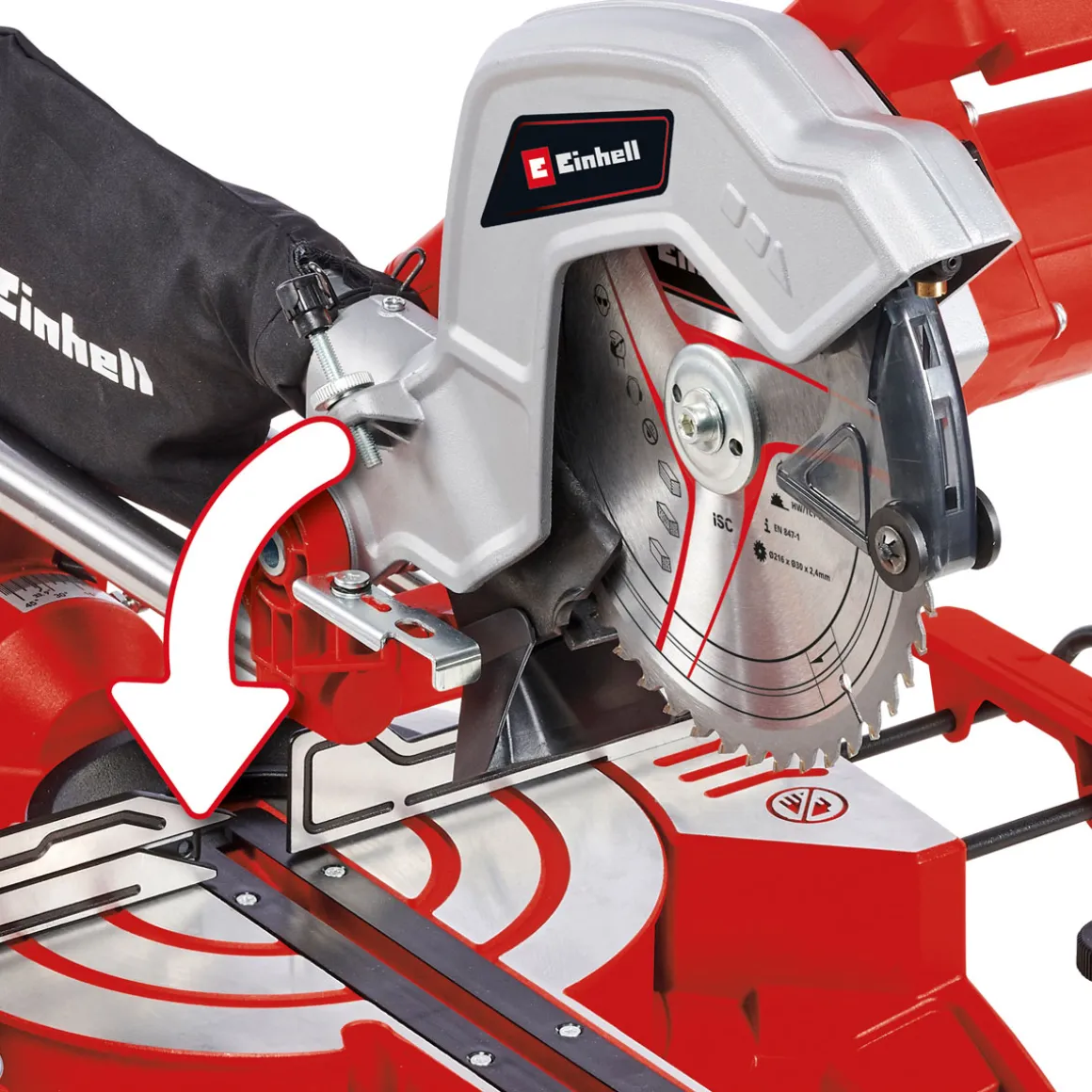 Einhell Zug-Kapp-Gehrungssäge TC-SM 216