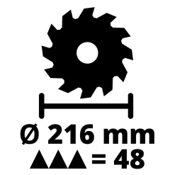 Einhell Zug-Kapp-Gehrungssäge TC-SM 216