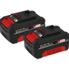 Einhell Akku Power X-Change Twinpack 4 Ah 2 Stück