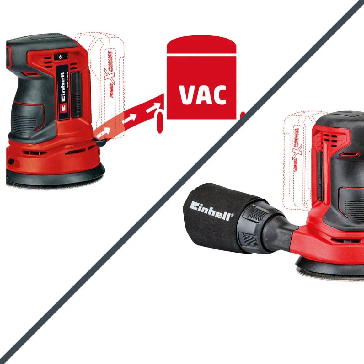 Einhell Akku-Exzenterschleifer TE-RS 18 LI-Solo