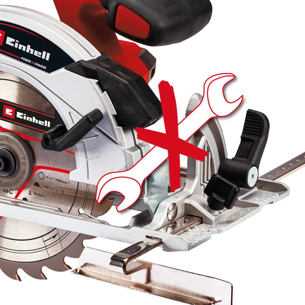 Einhell Akku-Handkreissge TE-CS 18/165-1 Li - Solo