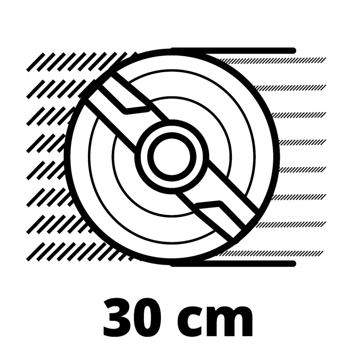 Einhell Akku-Rasenmäher-Set GE-CM 18/30 Li - Kit 3-teilig