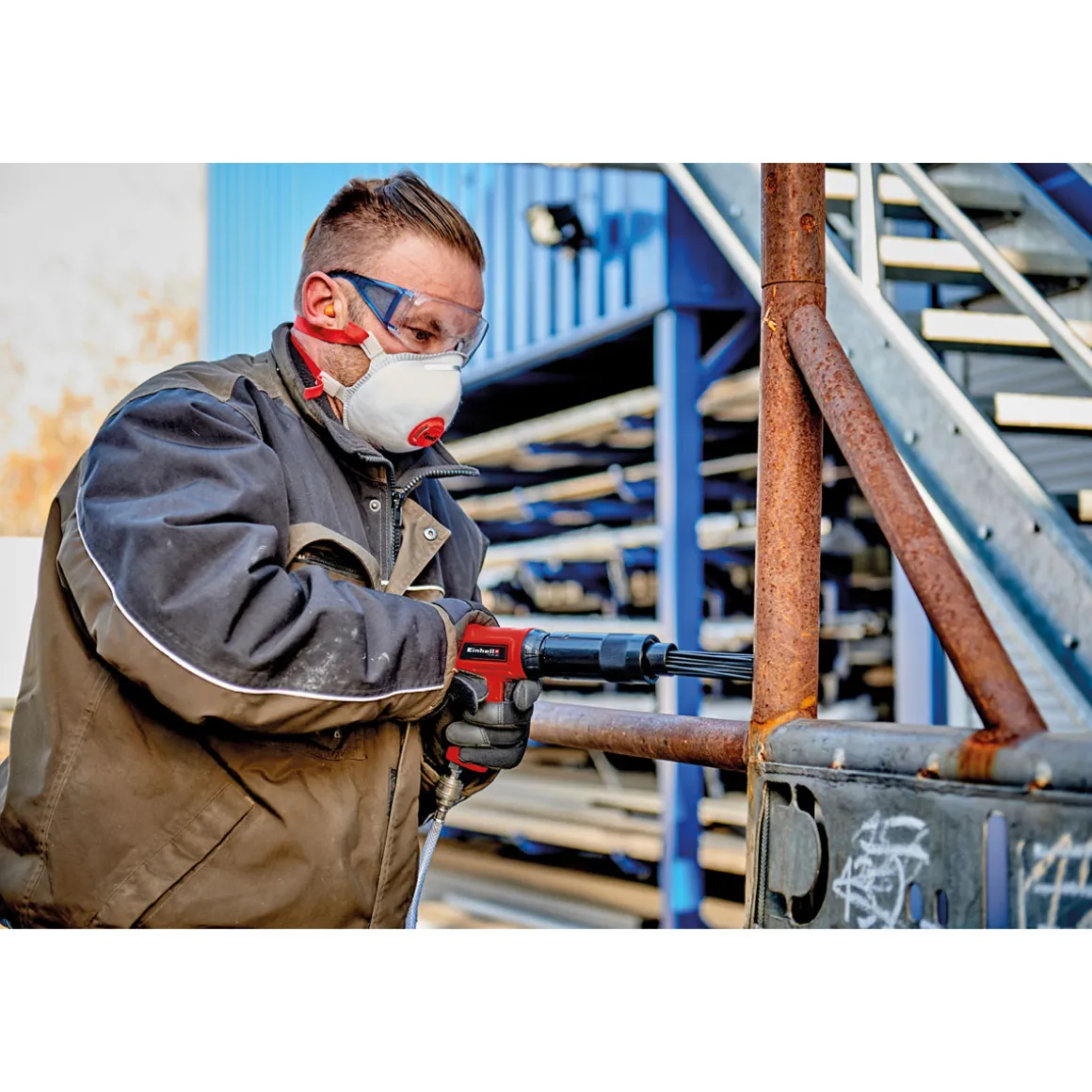 Einhell Druckluft-Meisselhammer-Set TC-PC 45 4-teilig