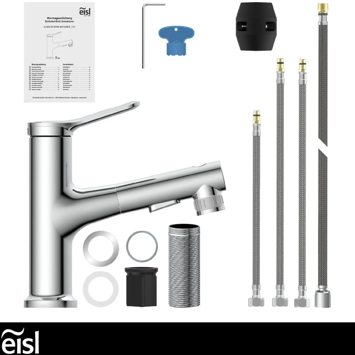 Eisl Waschtischarmatur „Variabel“ chrom