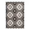 Ethno-Teppich Ethnie 400 grau