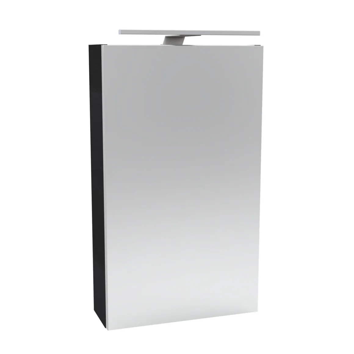 Fackelmann Gäste-WC Spiegelschrank rechts SBC 400 x 680 x 153 mm anthrazit