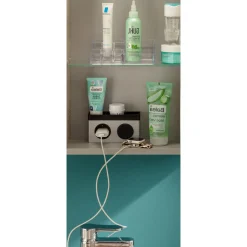 Fackelmann Gäste-WC Spiegelschrank links SBC 400 x 680 x 153 mm DarkOak