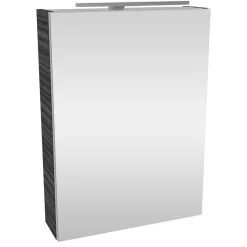 Fackelmann Gäste-WC Spiegelschrank rechts SBC 500 x 680 x 153 mm DarkOak