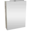 Fackelmann Gäste-WC Spiegelschrank links SBC 500 x 680 x 153 mm NatureOak
