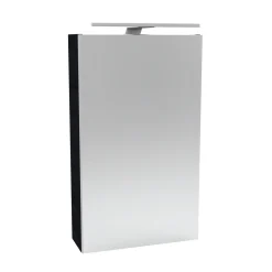 Fackelmann Gäste-WC Spiegelschrank rechts SBC 400 x 680 x 153 mm DarkOak