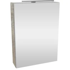 Fackelmann Gäste-WC Spiegelschrank rechts SBC 500 x 680 x 153 mm NatureOak