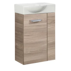 Fackelmann Gäste-WC Waschtischunterschrank links SBC 440 x 600 x 243 mm Steinesche