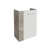 Fackelmann Gäste-WC Waschtischunterschrank rechts SBC 440 x 600 x 243 mm NatureOak/Weiß