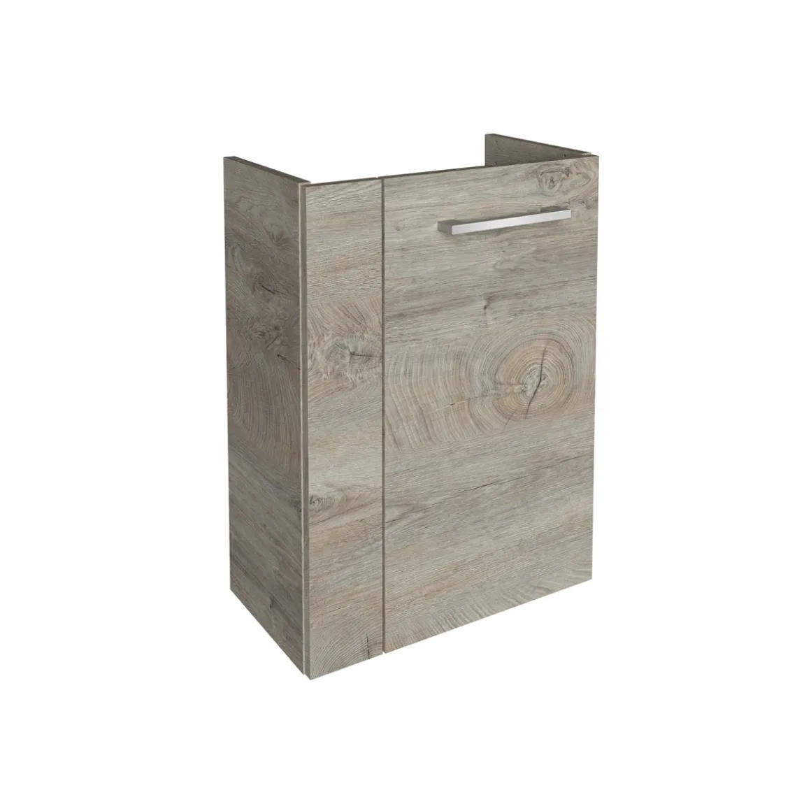 Fackelmann Gäste-WC Waschtischunterschrank rechts SBC 440 x 600 x 243 mm NatureOak