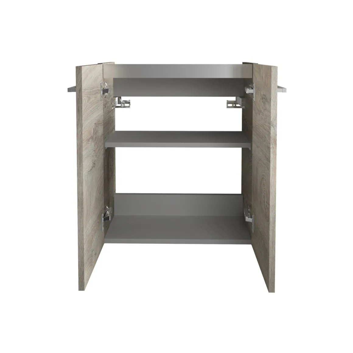Fackelmann Gäste-WC Waschtischunterschrank SBC 520 x 600 x 243 mm NatureOak