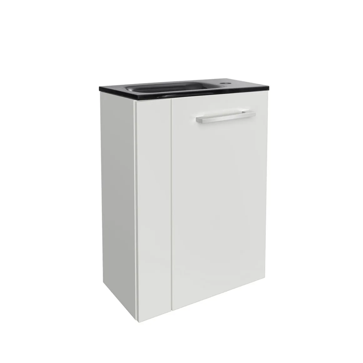 Fackelmann Gäste-WC Waschtischunterschrank rechts SBC 440 x 600 x 243 mm Weiß