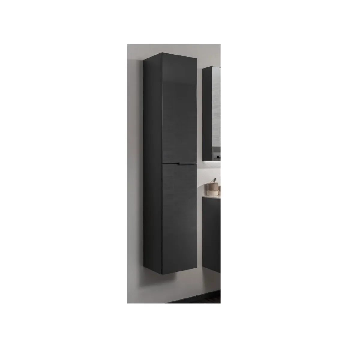 Fackelmann Hochschrank LUNA 300 x 1620 x 318 mm anthrazit