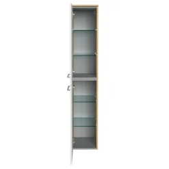 Fackelmann Hochschrank links B.Style 300 x 1620 x 316 mm Sandeiche/Weiß