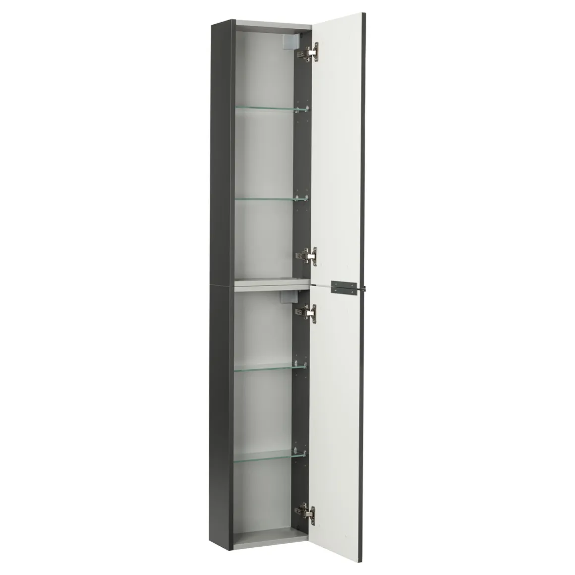 Fackelmann Hochschrank slim LUNA 300 x 1620 x 168 mm anthrazit