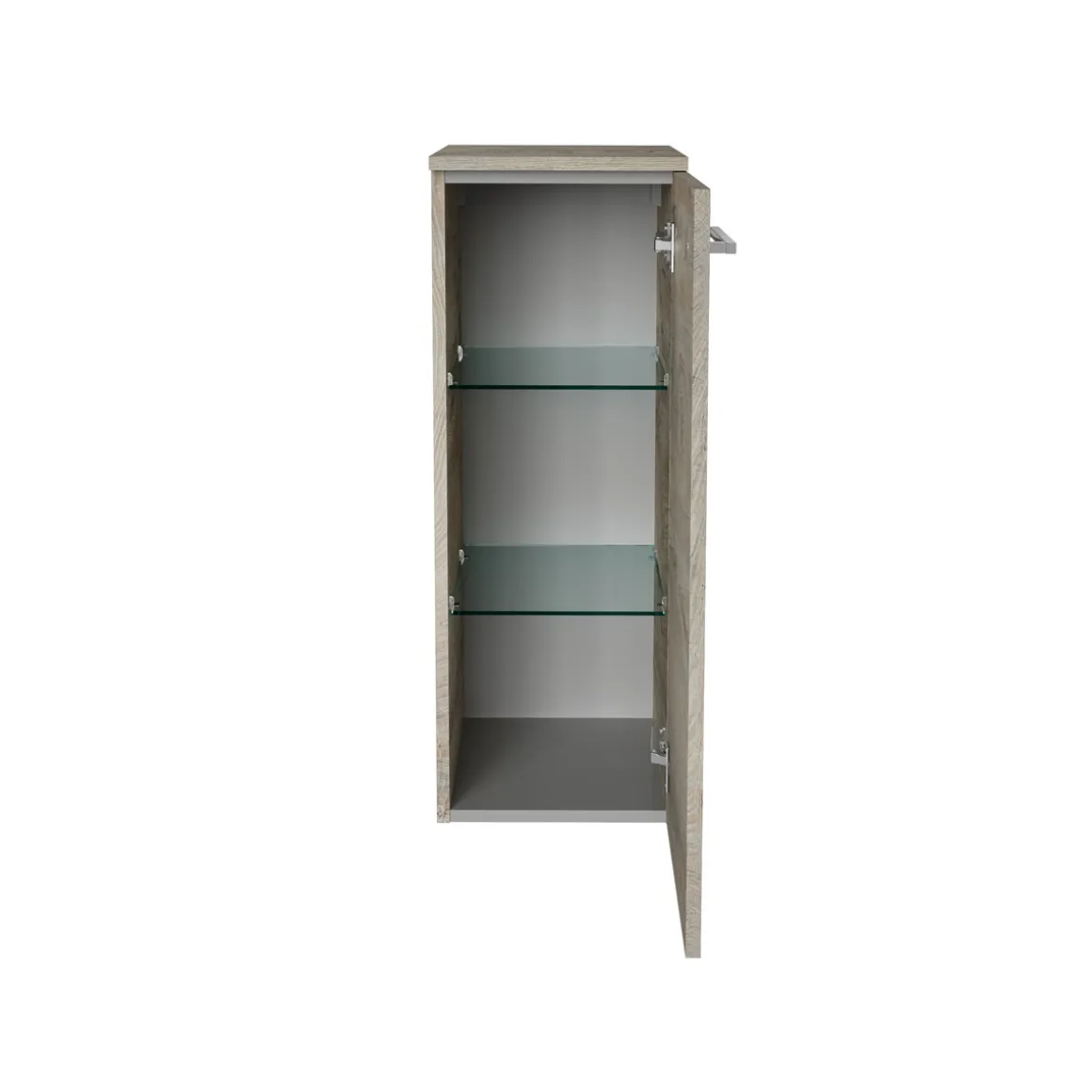 Fackelmann Midischrank rechts B.Style 302 x 826 x 320 mm Nature Oak