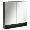 Fackelmann Spiegelschrank LUNA 800 x 793 x 153 mm anthrazit