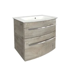 Fackelmann Waschtisch-Set B.Style 632 x 543 x 460 mm Nature Oak
