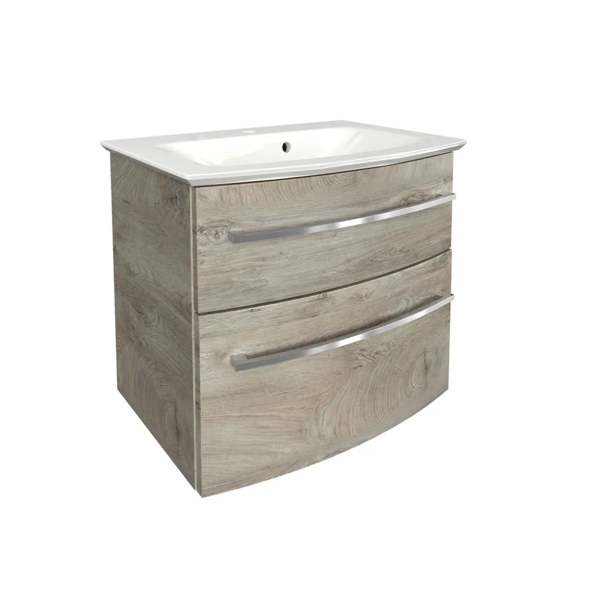 Fackelmann Waschtisch-Set B.Style 632 x 543 x 460 mm Nature Oak